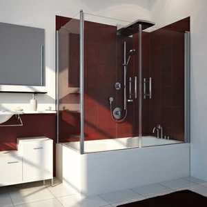 Шторка на ванну 70-80x160-170 GV-603B GUTEWETTER LUX PART