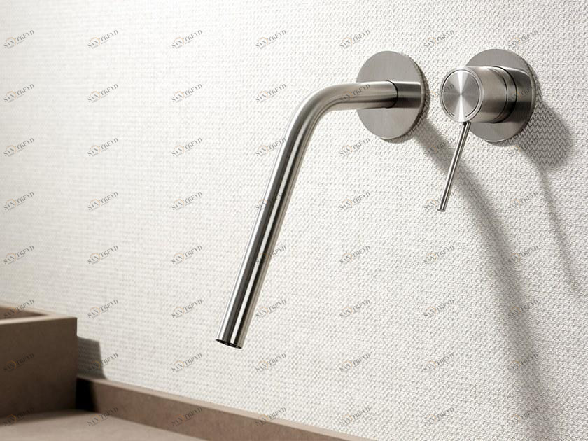 MINA Встраиваемый смеситель для умывальника из нержавеющей стали Corsivo 11419