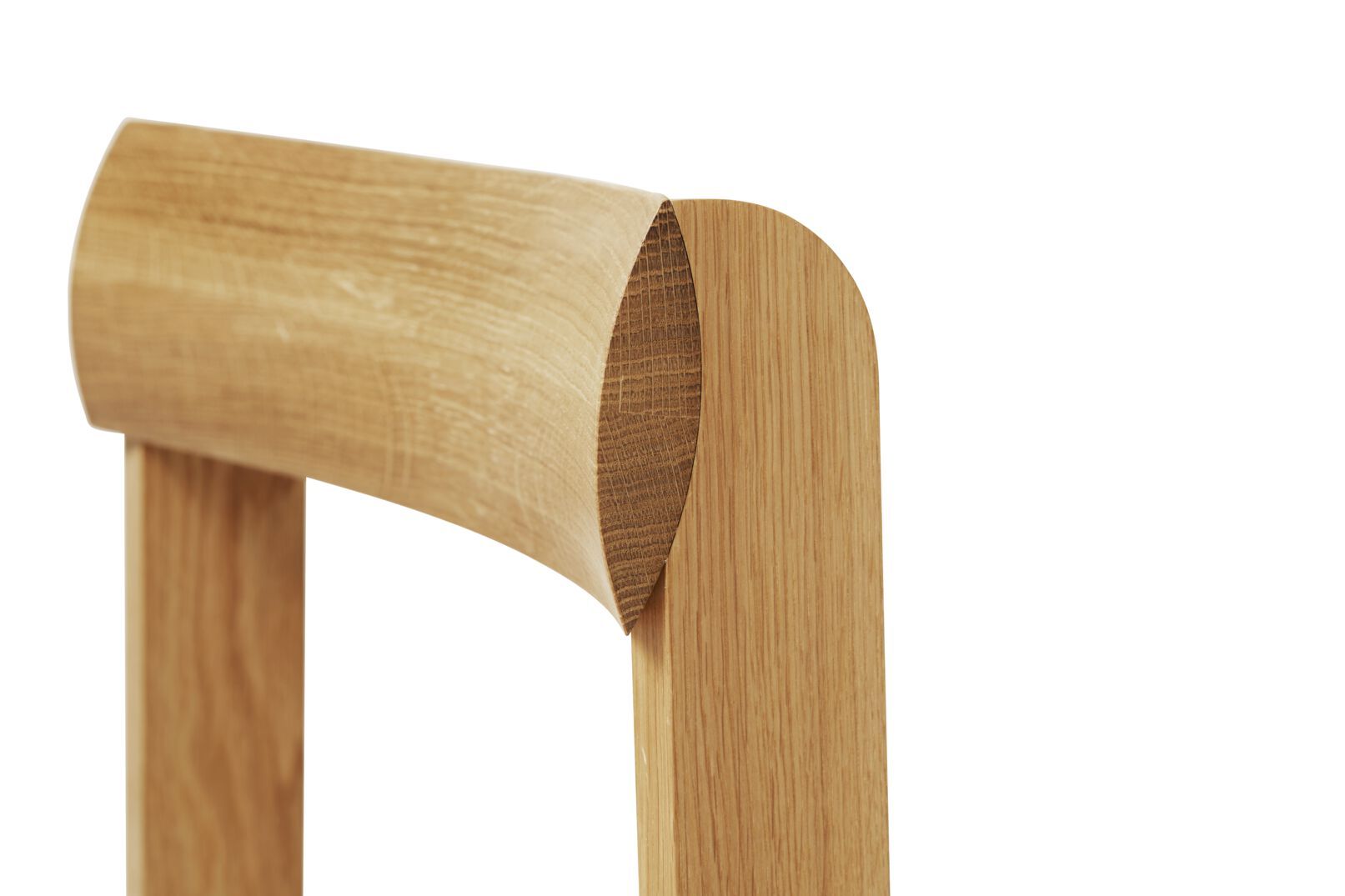 Штабелируемый стул из дуба с открытой спинкой Form & Refine Blueprint ARCH-00105045 - Вид №19