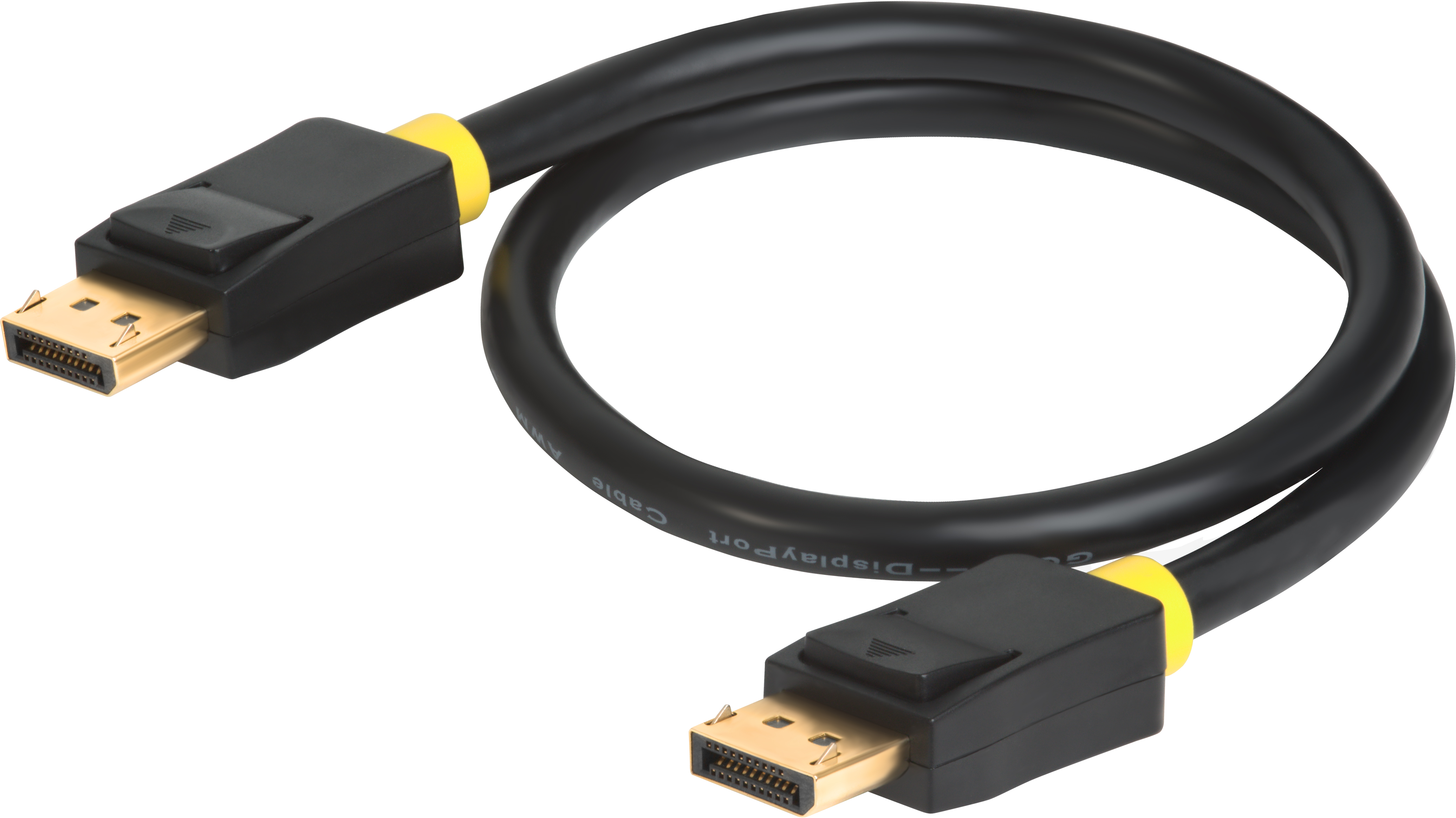 33-050548 кабель 1.5m displayport v1.2, 20m/20m, черный, 28/28 awg Greenconnect Santreyd  - Вид №2