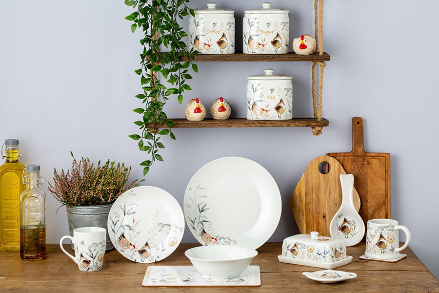 P_0059.633 Емкость для хранения сахара country hens 650 мл Price&Kensington  - Вид №3
