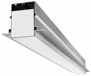 Terzo Light Алюминиевый потолочный линейный световой профиль для светодиодных модулей Trimless C91l._ _ _ _ . 06