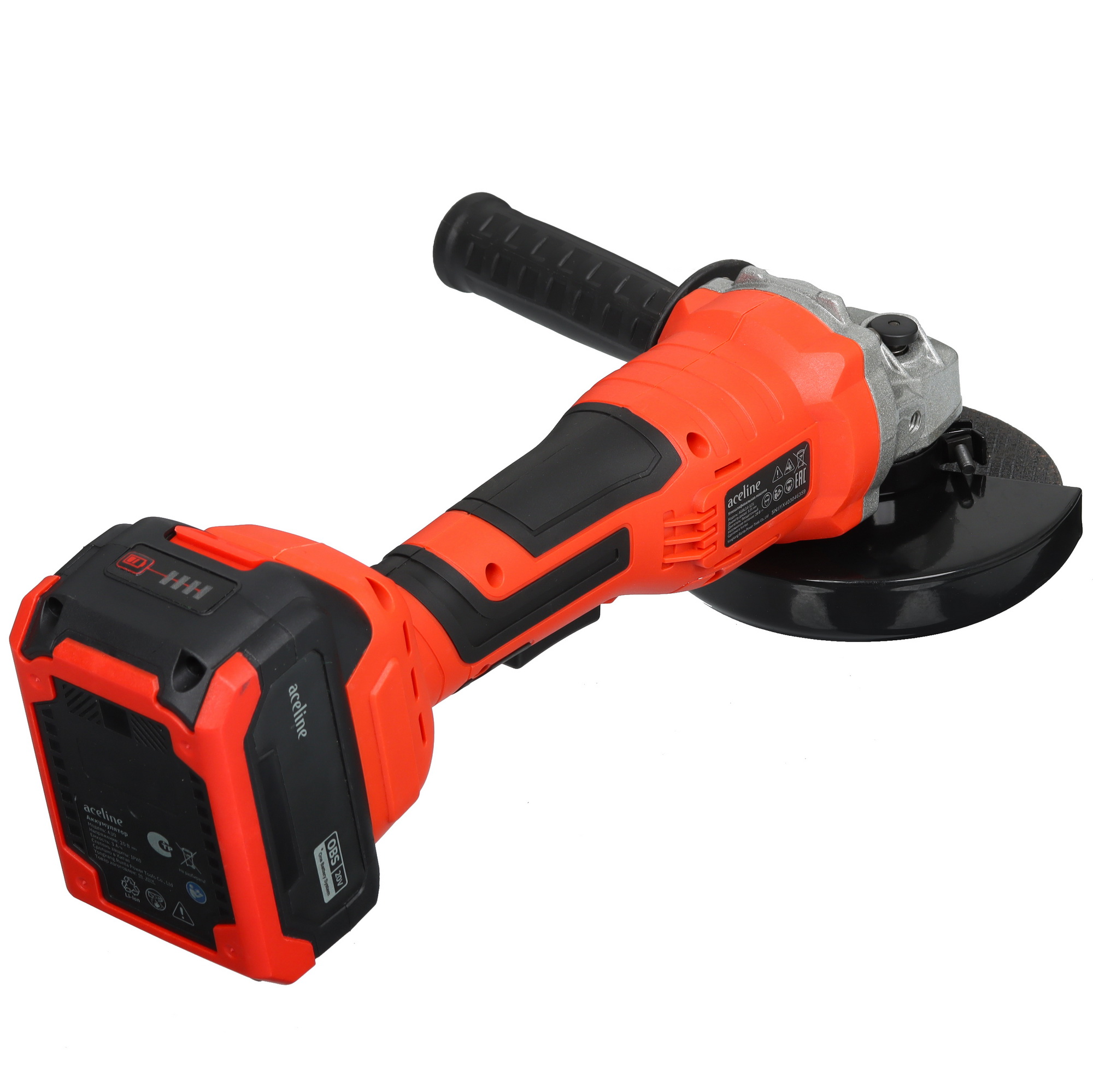 Углошлифовальная машина (УШМ) Aceline OBS AGBL14-125 OBS 20V 9053609 STDN-0039021 - Вид №2