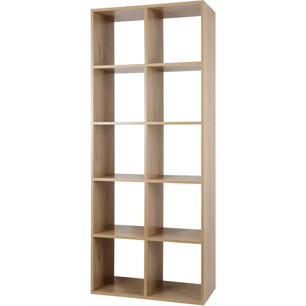 Стеллаж КУБ 10 секций 70.5х174х32 см ЛДСП цвет дуб Santreyd STLM-2012847