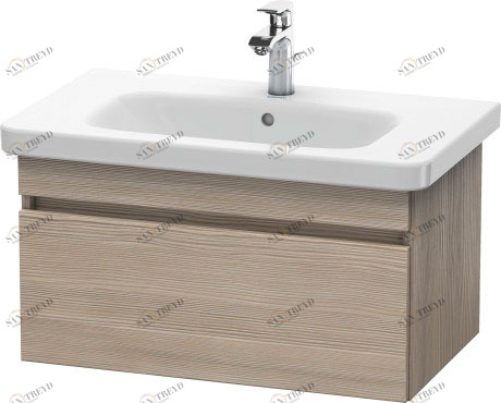 DS638103131 Тумбочка подвесная DuraStyle #DS6381 730 x 448 мм Сосна серебристая, декор Duravit