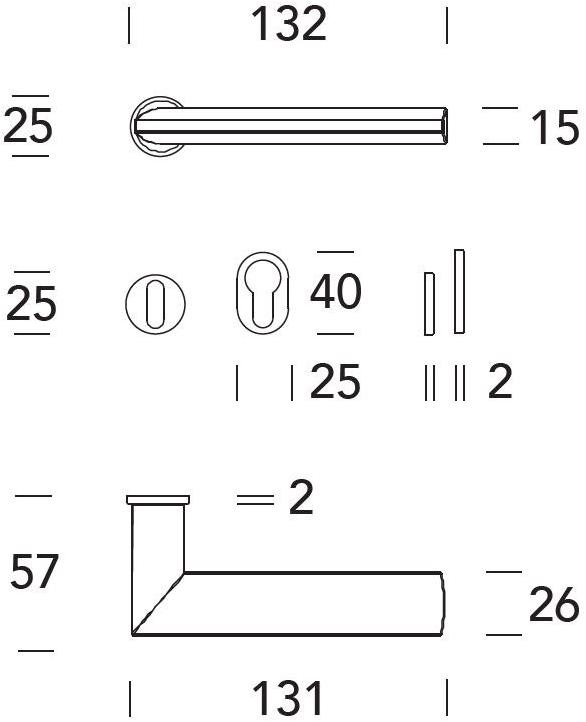 Reguitti Ручка Замак на розе Ixia Aj40mr02235 - Вид №3