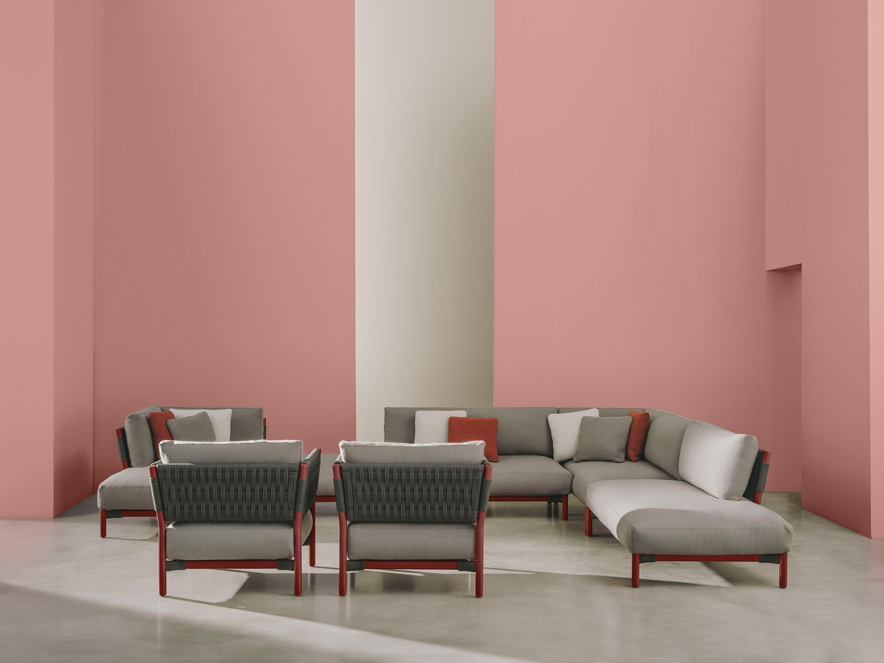 Тканевый модульный садовый диван Andreu World Brezal ARCH-00118738 - Вид №2