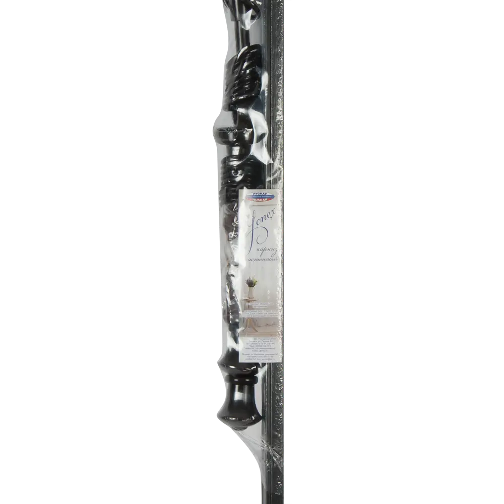 Карниз двухрядный «Успех» 300 см металл/пластик цвет венге Santreyd STLM-2105419 - Вид №2