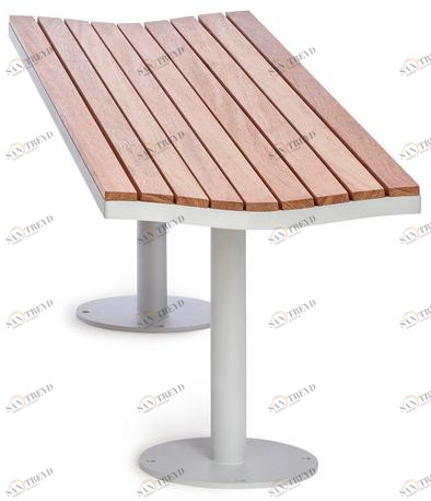 Nola Industrier Скамья из стали и дерева без спинки Parco sun-id-1383539