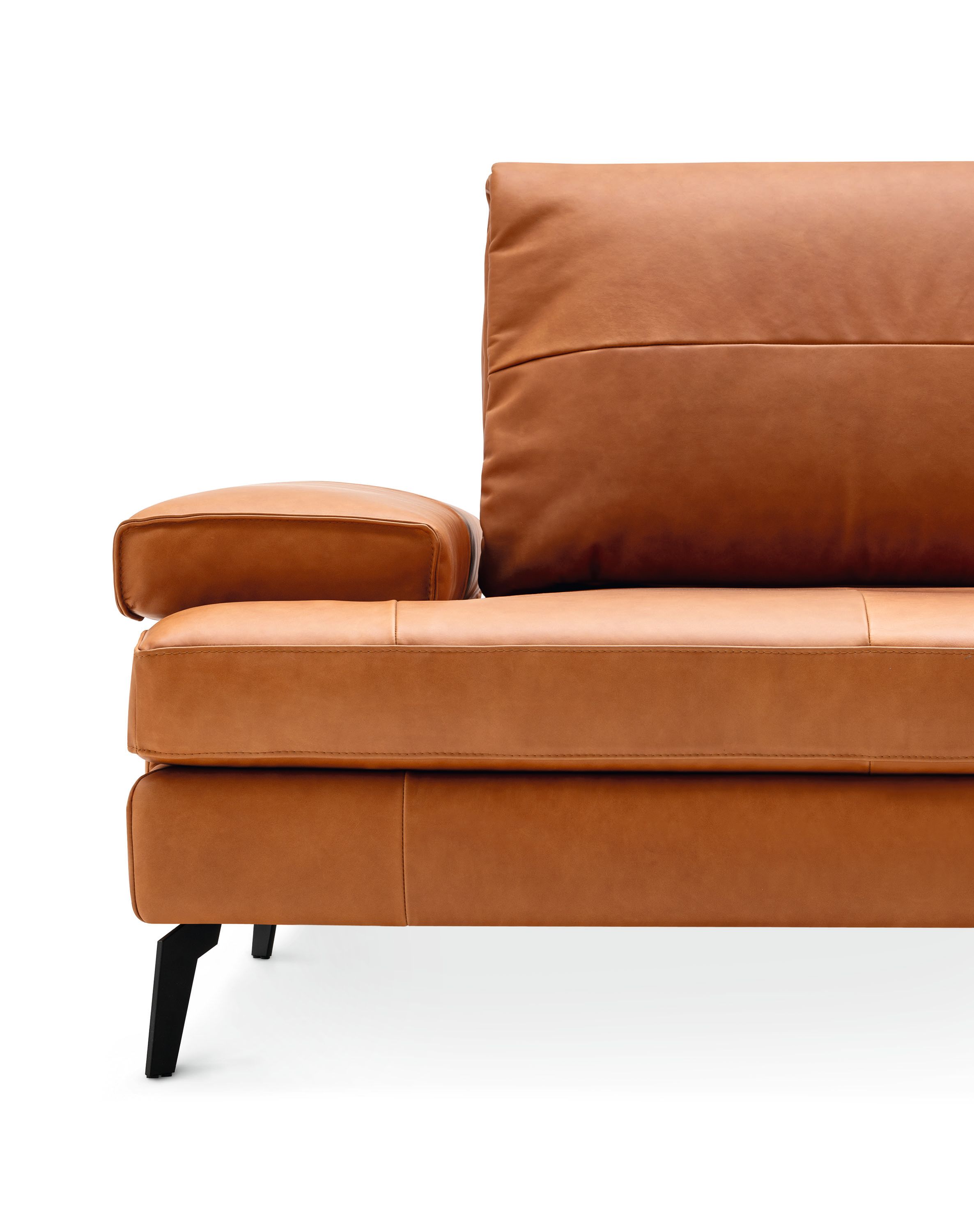 Кожаный диван с полуостровом Calligaris Landa ARCH-00024109 - Вид №3