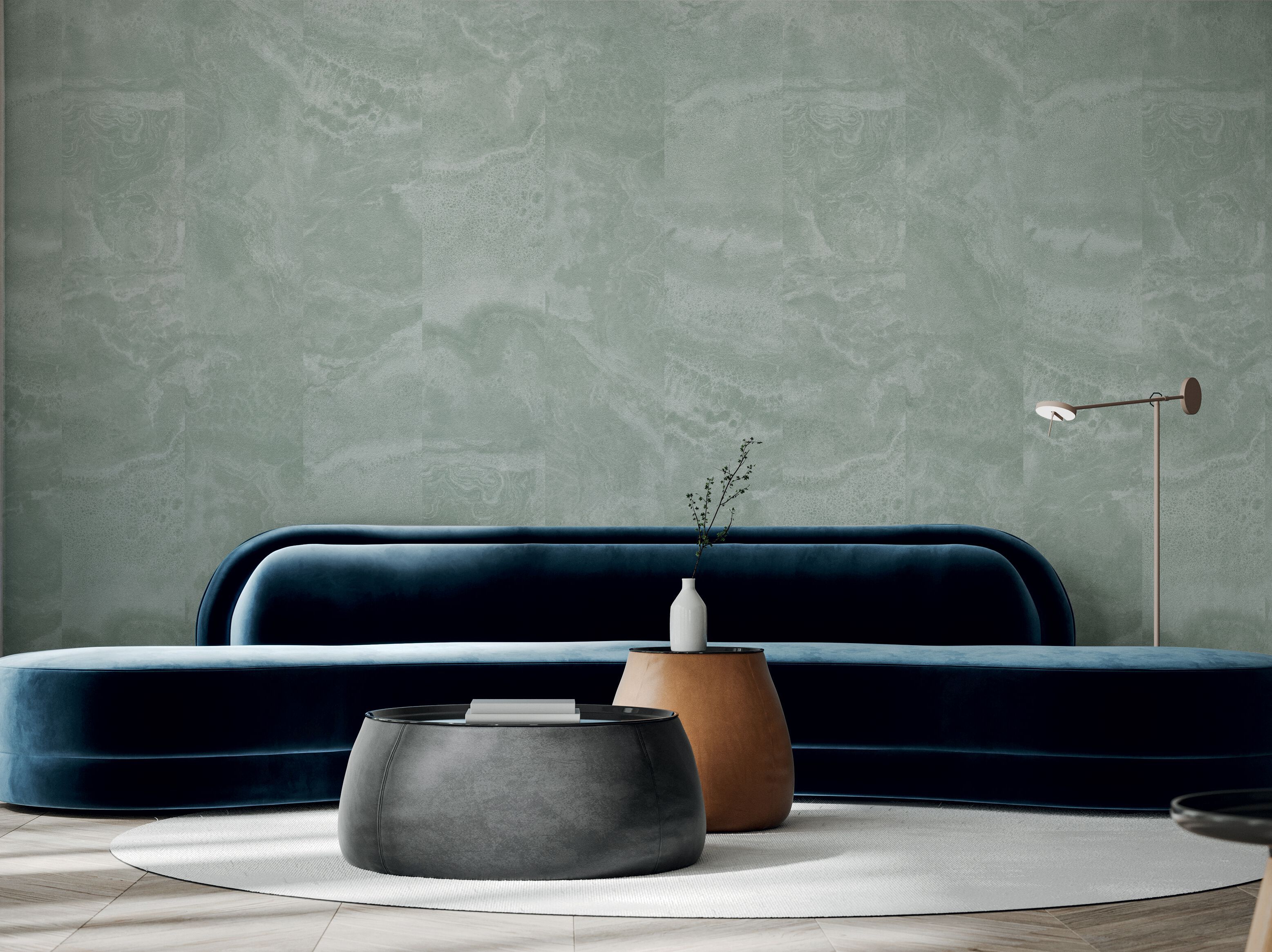 Обои с лазерной маркировкой на бархате TEXAM Королевский ARCH-00025723