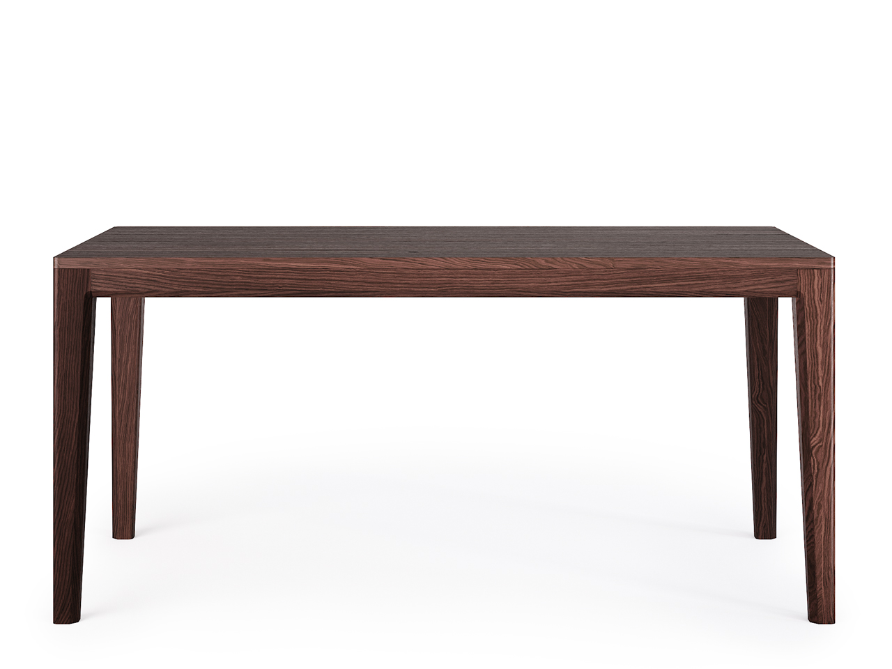 Обеденный стол прямоугольный темный дуб 160 см Mavis THE IDEA  210055 Коричневый  - Вид №1