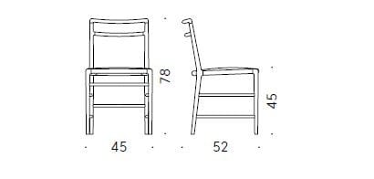 Стул из бука с мягким сиденьем DE PADOVA THE SENSITIVE LIGHT CHAIR ARCH-00085164 - Вид №5