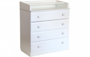 vpk-0001288.9 Комод Polini kids Simple 1580, белый ВПК (Тополь)