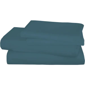 Пододеяльник 175х210 см сатин цвет сине-голубой