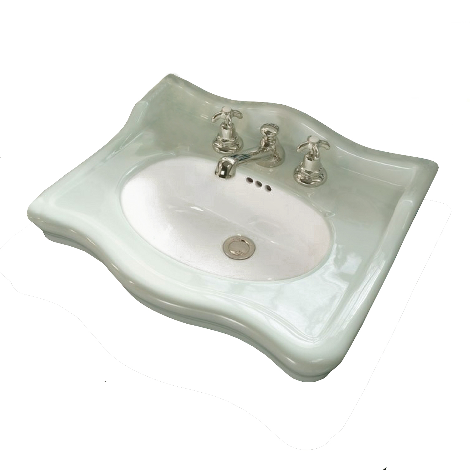 TCCO403 Бассейн Comtesse с тремя отверстиями Thomas Crapper  - Вид №2