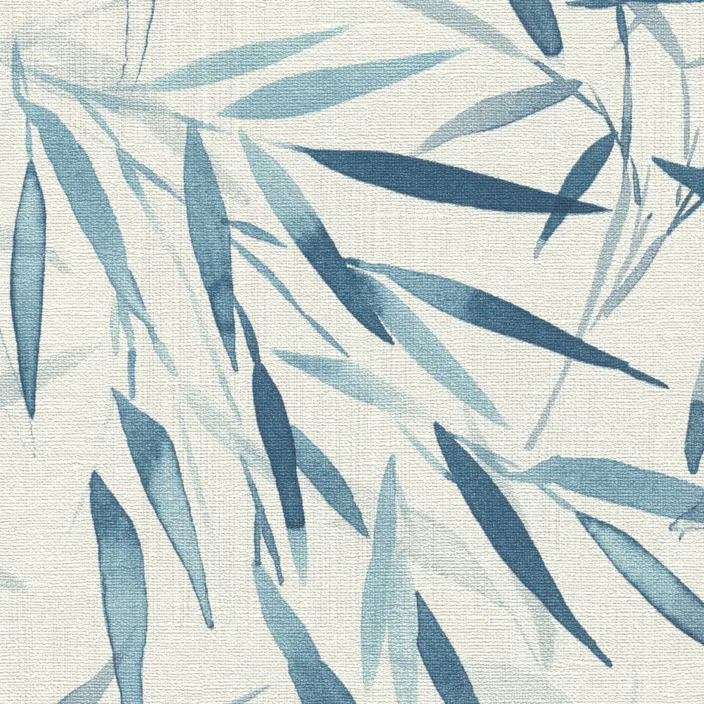 Обои флизелиновые Rasch SM «Листья» синие 1.06 м RA 965407 STLM-2120670 - Вид №1