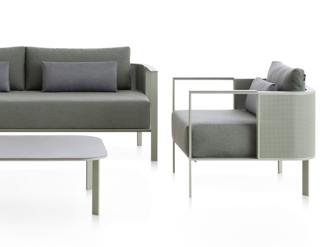 Термокрытый алюминиевый садовый стул с подлокотниками GANDIABLASCO Solanas ARCH-00049294 - Вид №4