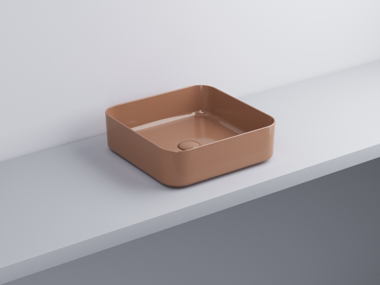 SHCOLAQ40-NI Раковина квадрат 40 cielo Shui Comfort Ceramica Cielo