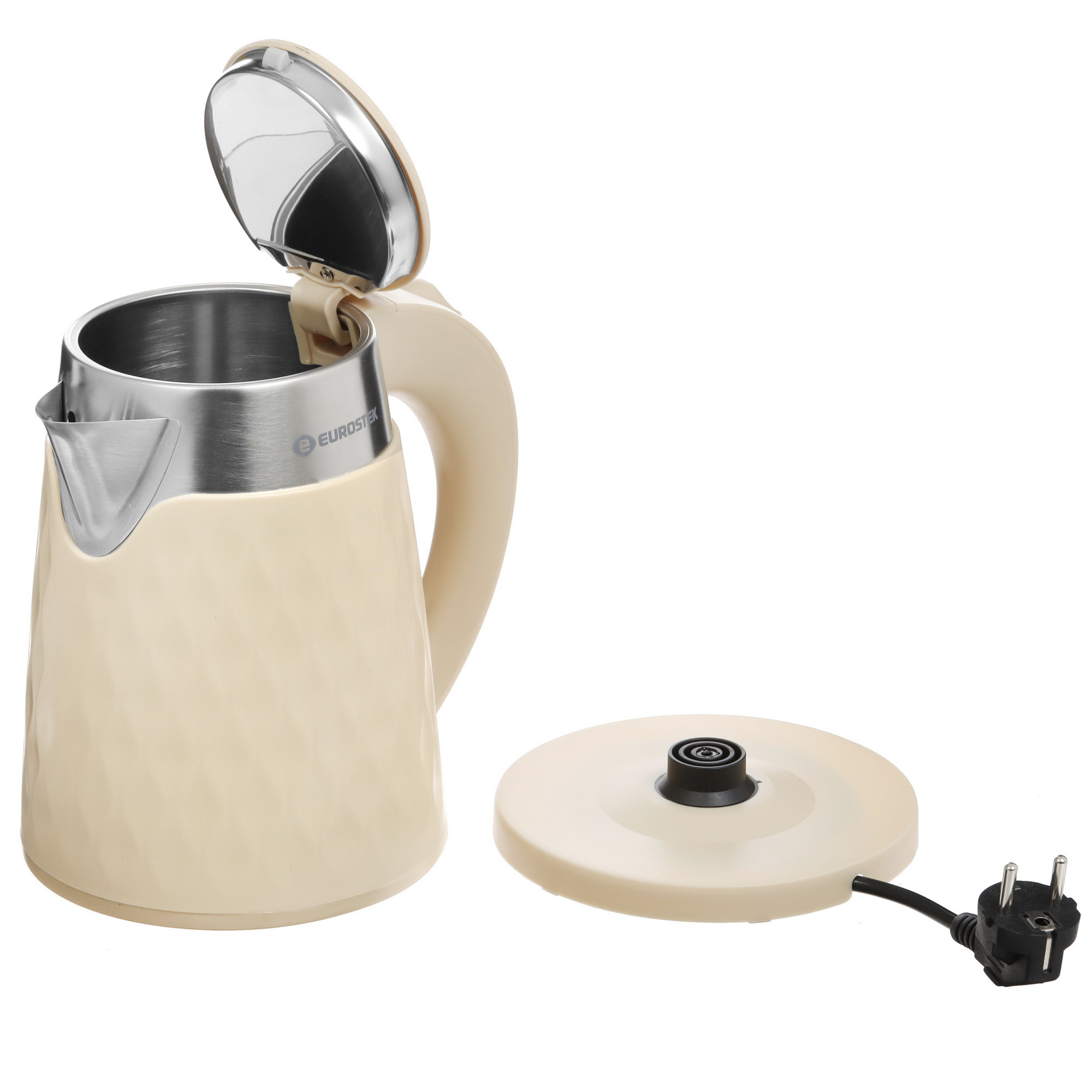 9974038 Электрочайник Eurostek EEK-2050 бежевый STDN-0139188 - Вид №4