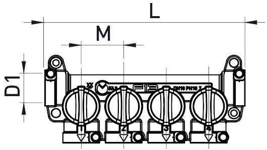 TECO Многоканальный запорный коллектор Ck sun-id-1385059 - Вид №1