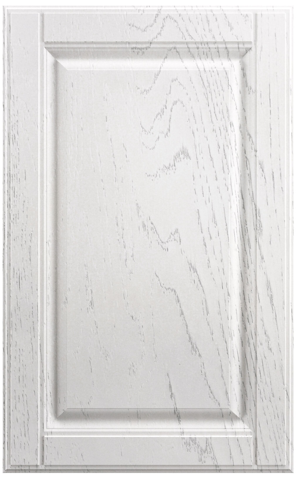 Фасады для кухни Кантри Фрезеровка «Прямоугольник Фолк» Дуб фактурный белый №513 SIDAK SIST1920-218