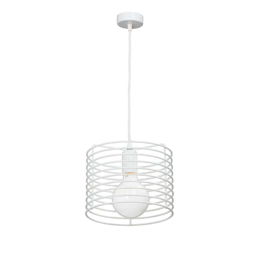 Подвесной светильник Vitaluce Vakero white 1 лампа 3м² Е27 цвет белый глянцевый STLM-2132810 - Вид №2