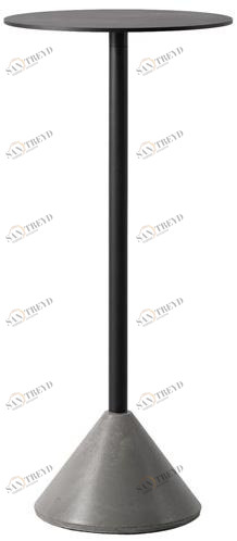 Bentu Design Высокий бетонный стол с алюминиевой столешницей Ding C239055-c239045 