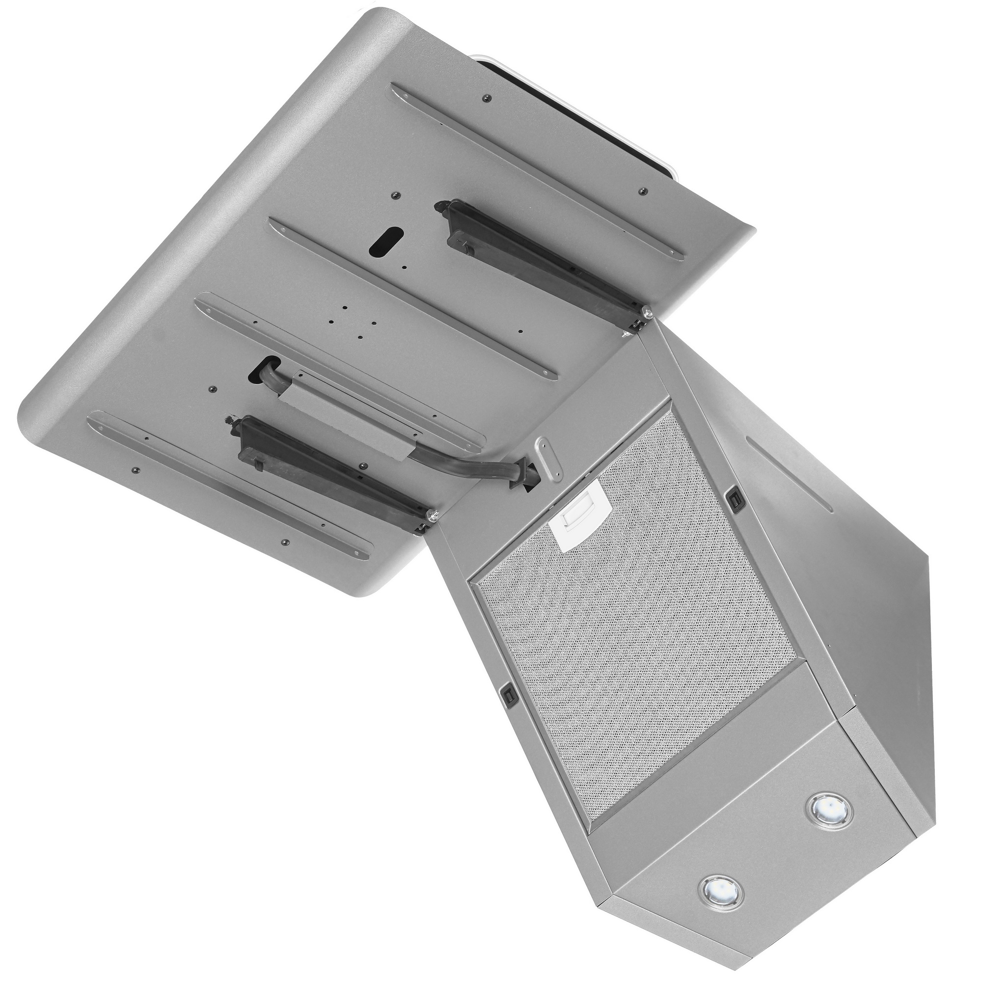 9054735 Вытяжка наклонная KRONA URAN 600 DN 4S белый/серебристый STDN-0149973 - Вид №2