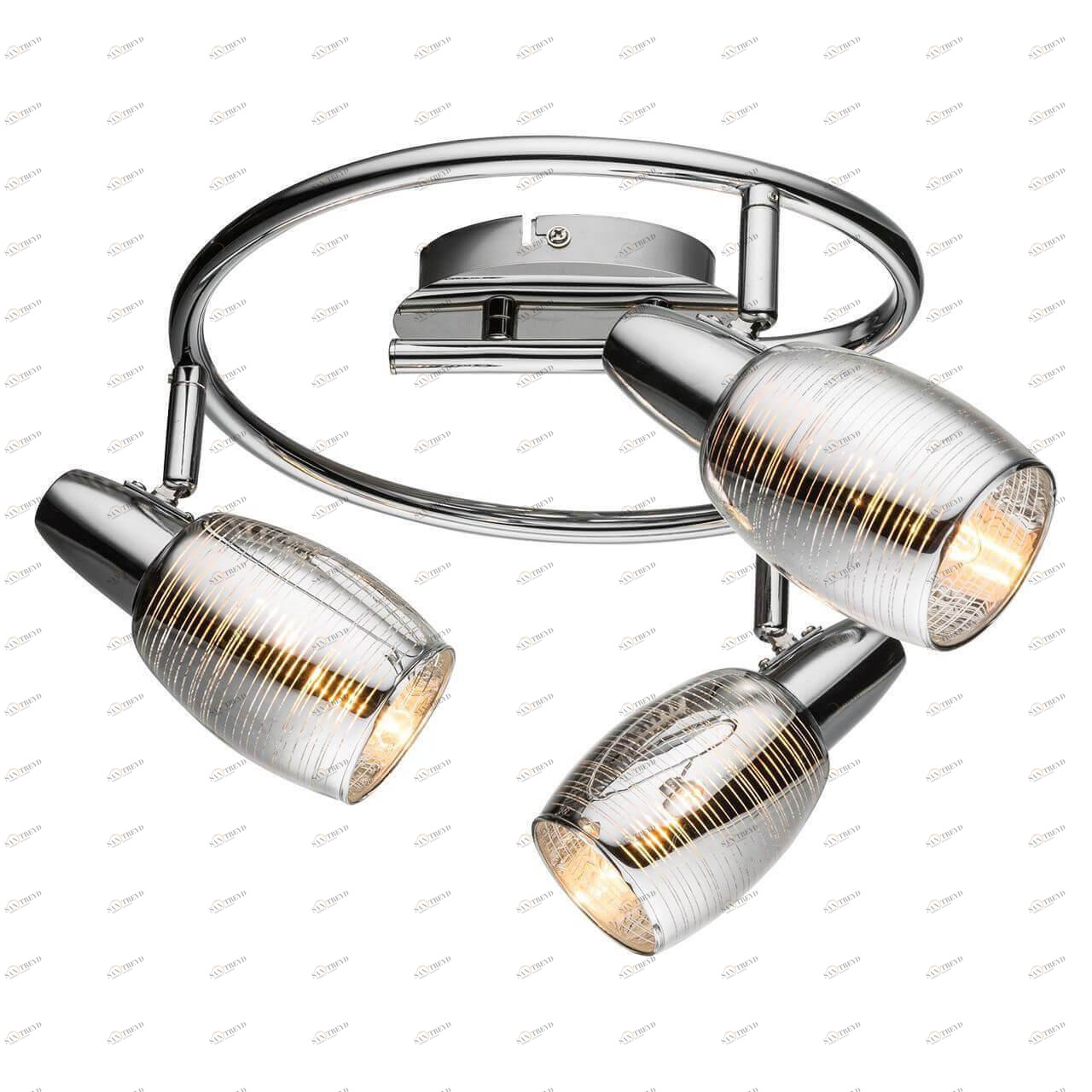 Спот потолочный на 3 лампы хром Carson 54986-3 GLOBO CARSON 00-3891848 Хром Ceramica Globo 