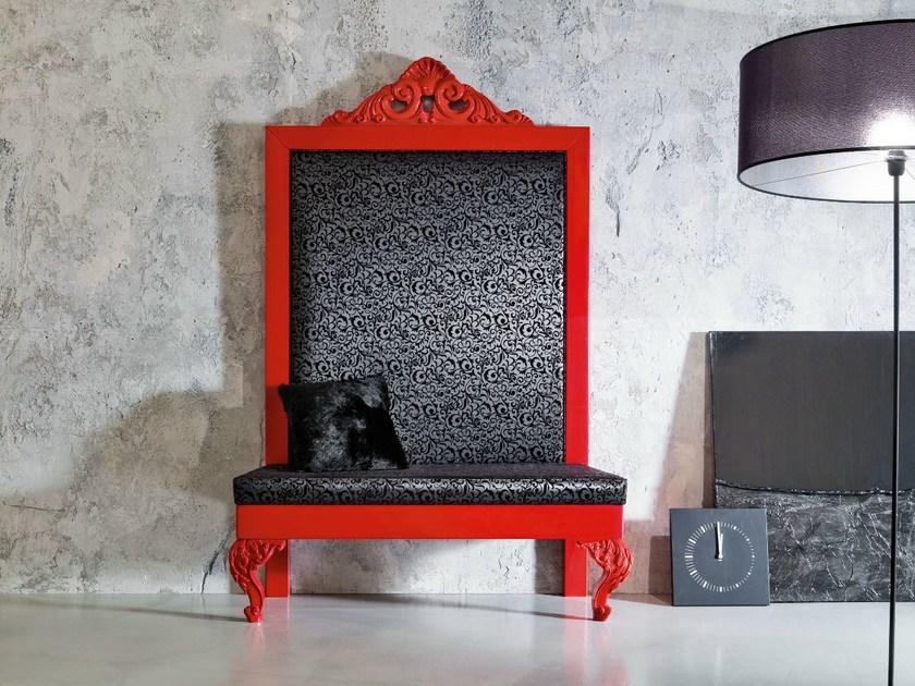 Modenese Gastone Скамья из ткани со спинкой Minimal baroque 42501 - Вид №2