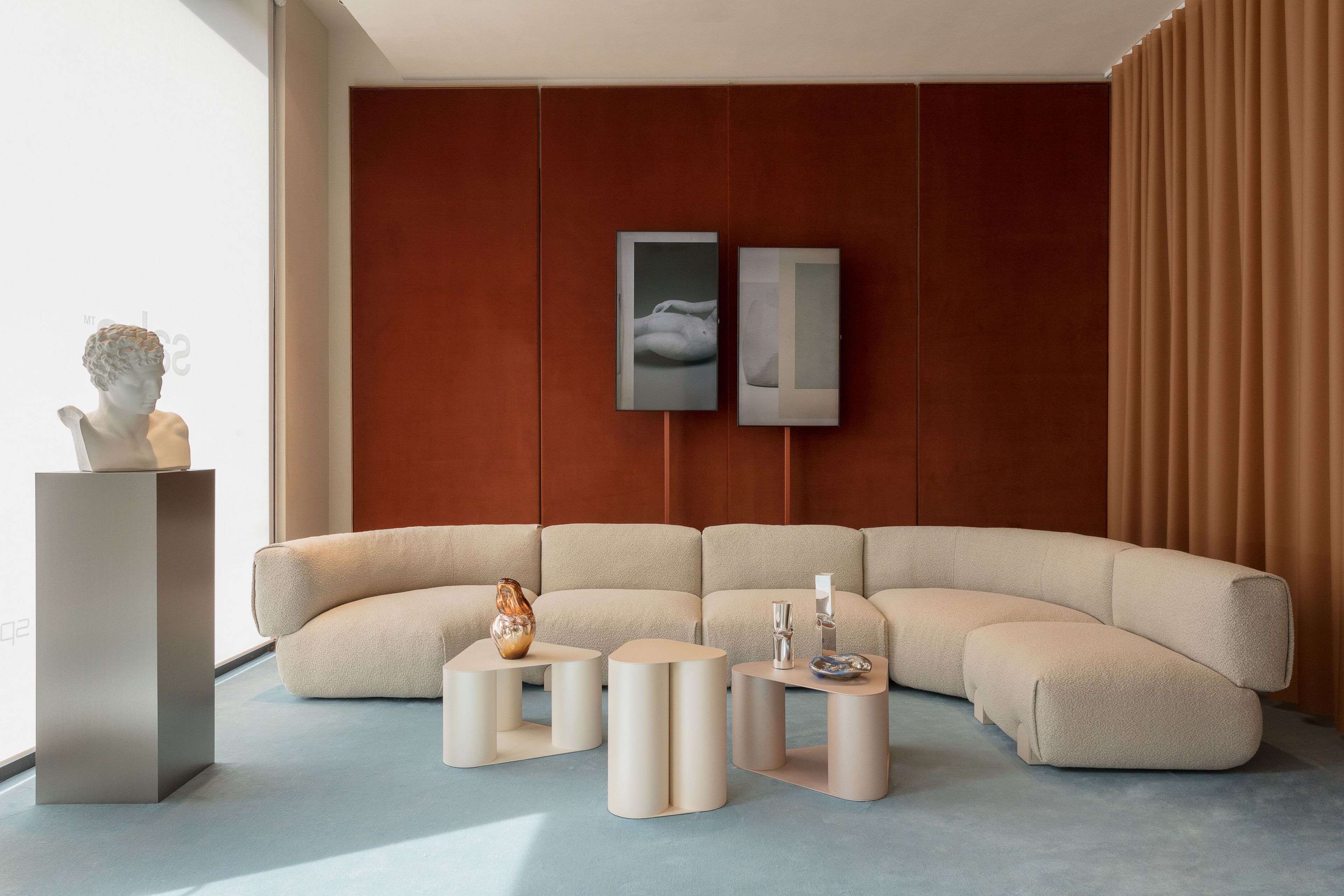 Секционный диван из ткани Saba Italia SIMPOSIO ARCH-00135254 - Вид №12