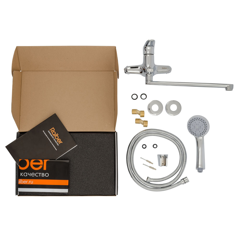 Смеситель для ванны Raiber Metris R5502 однорычажный R5502 Santreyd  - Вид №3