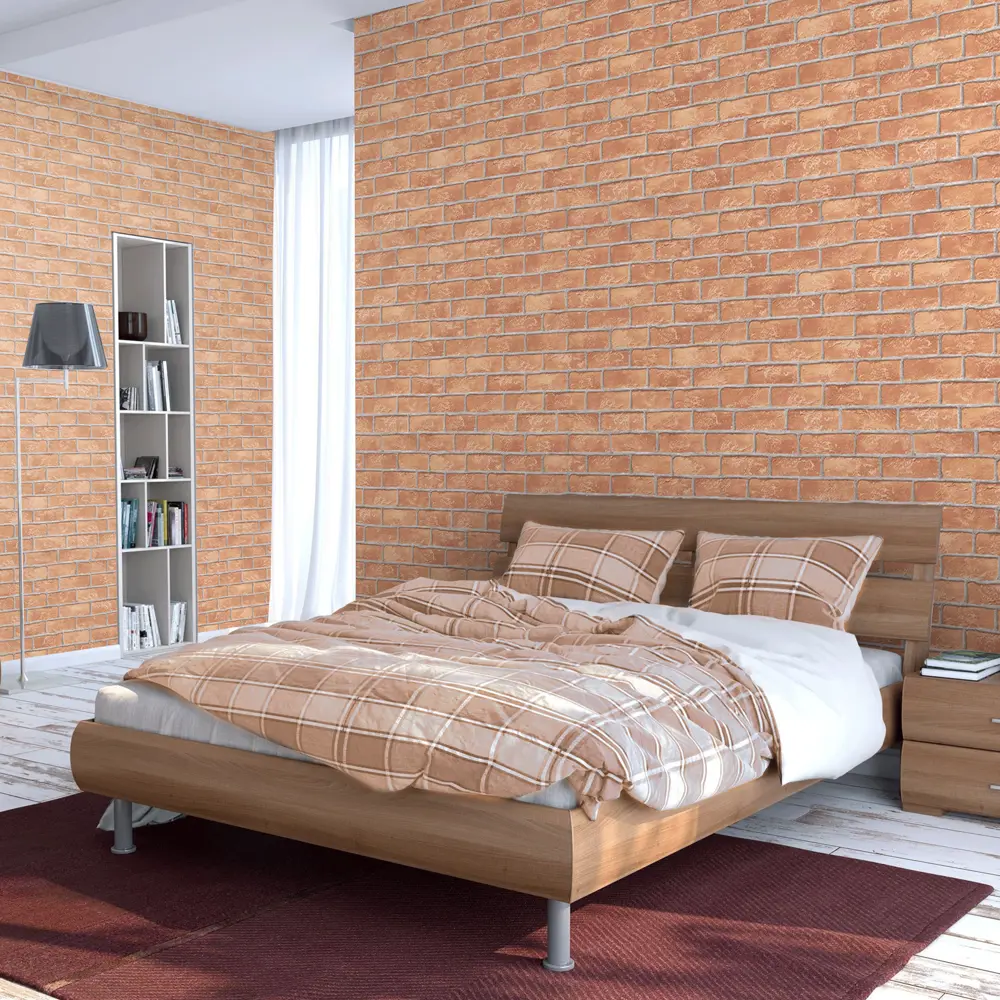 Обои флизелиновые Артекс Барнхаус коричневые 1.06 м 10552-05 STLM-2005322 - Вид №3