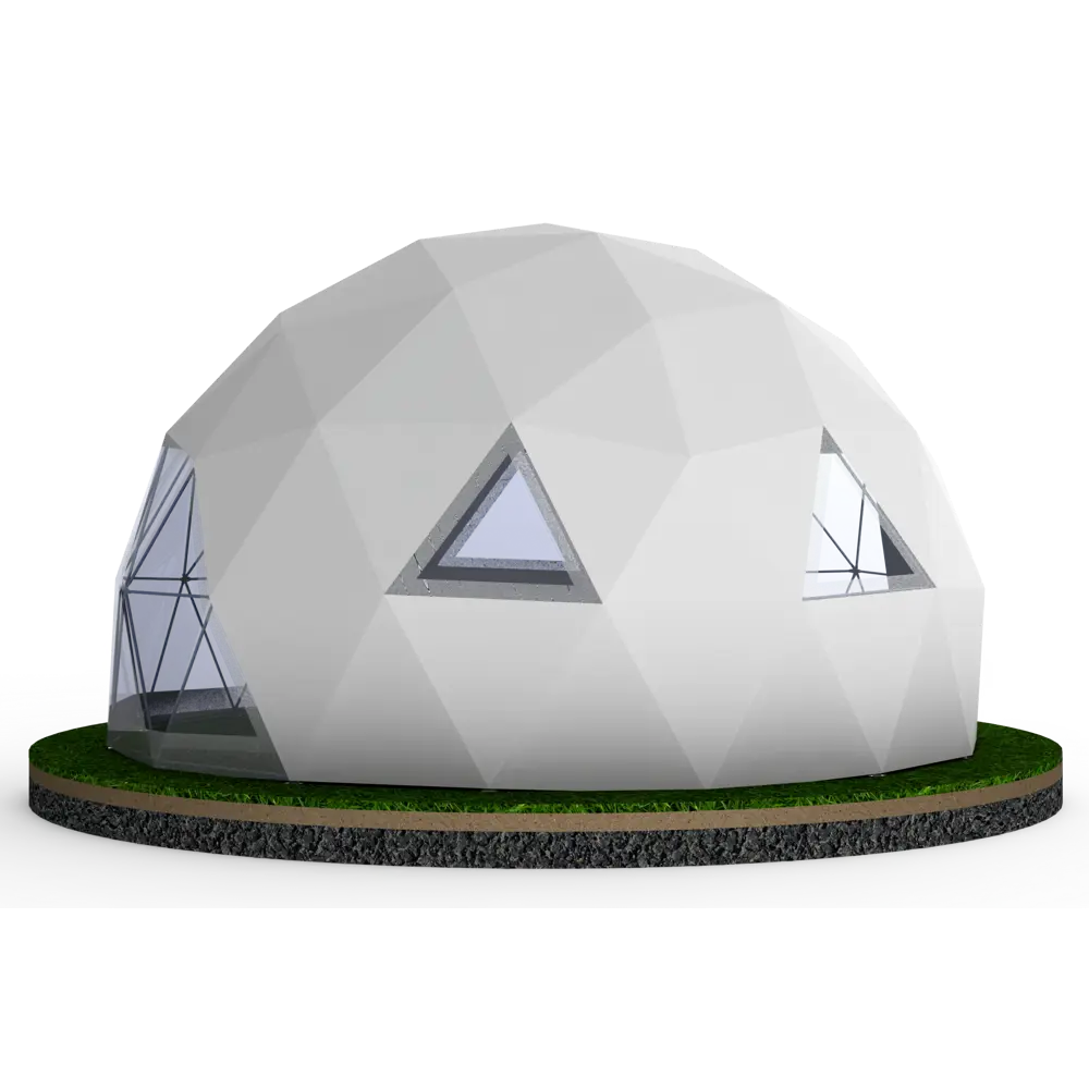 Павильон "Геокупол" ø6 м сталь/ПВХ белый Santreyd STLM-2063417 - Вид №2