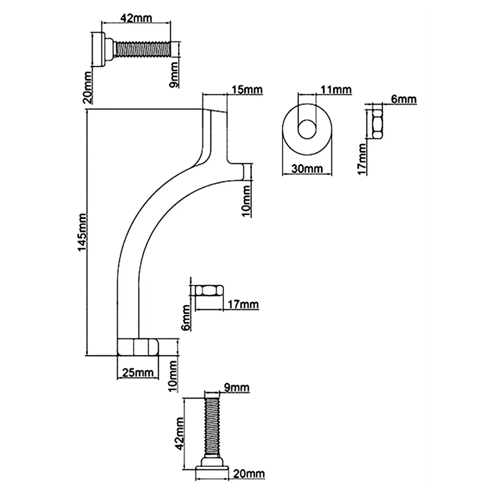 Ножки для ванной Vidage VL STLM-2069976 - Вид №1