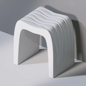 Стул для ванной C100 WAVES SEAT белый