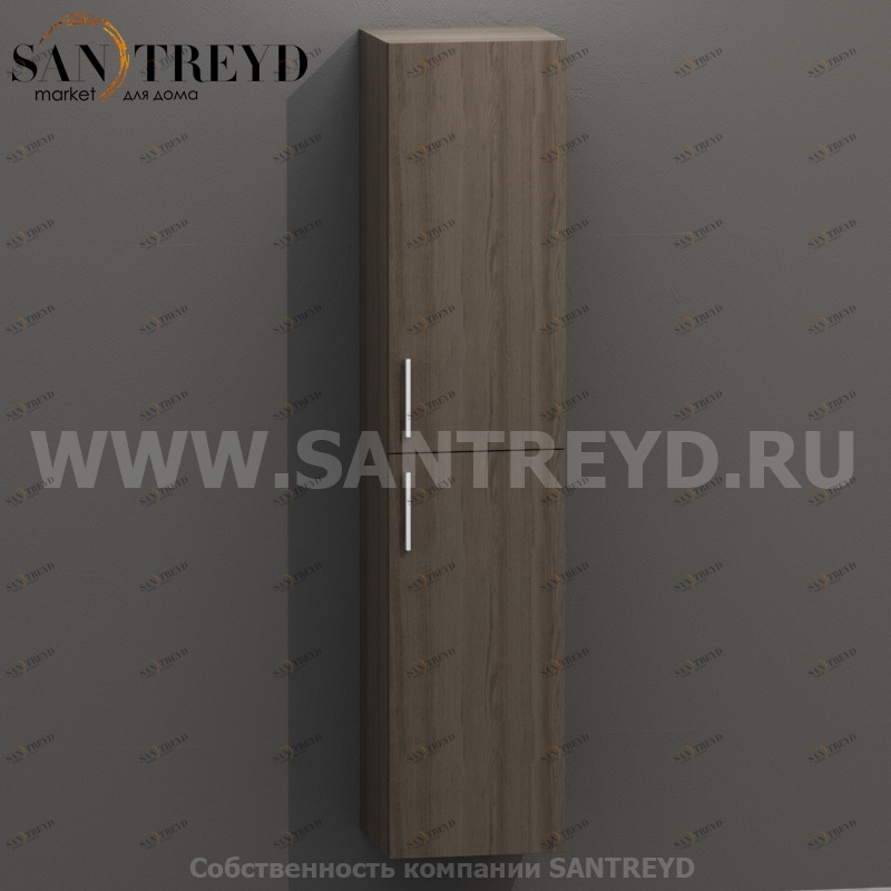 MDC6161 Высокий шкаф с двумя створками 160 см коричневый Globo 4ALL Италия Ceramica Globo
