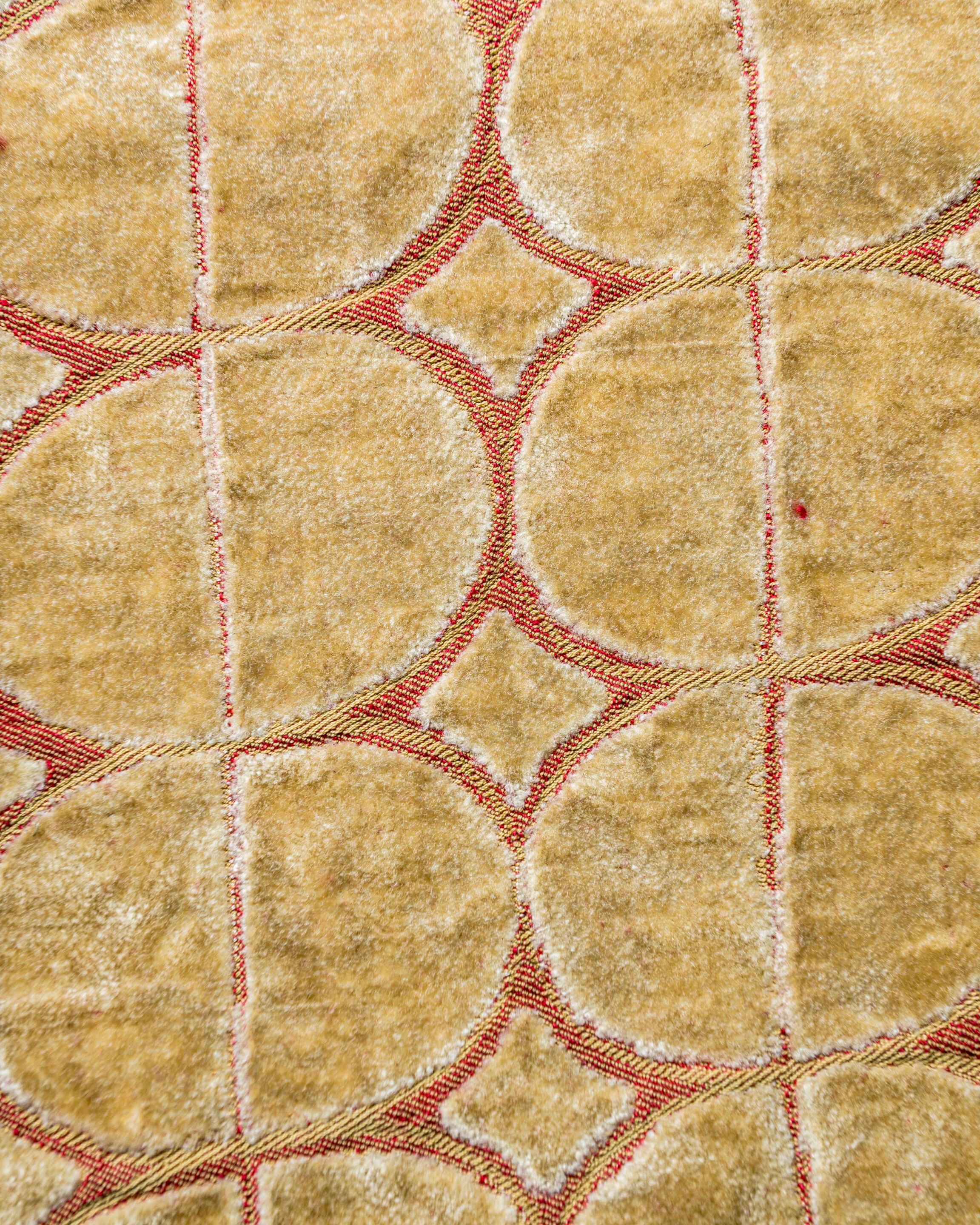 Ткань из вискозы, хлопка и льна с графическими узорами The House of Lyria HALLENCOURT ARCH-00028755 - Вид №5