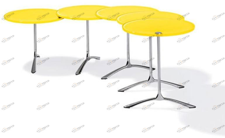 Ronald Schmitt Журнальный столик из лакированного алюминия sun-id-1459622