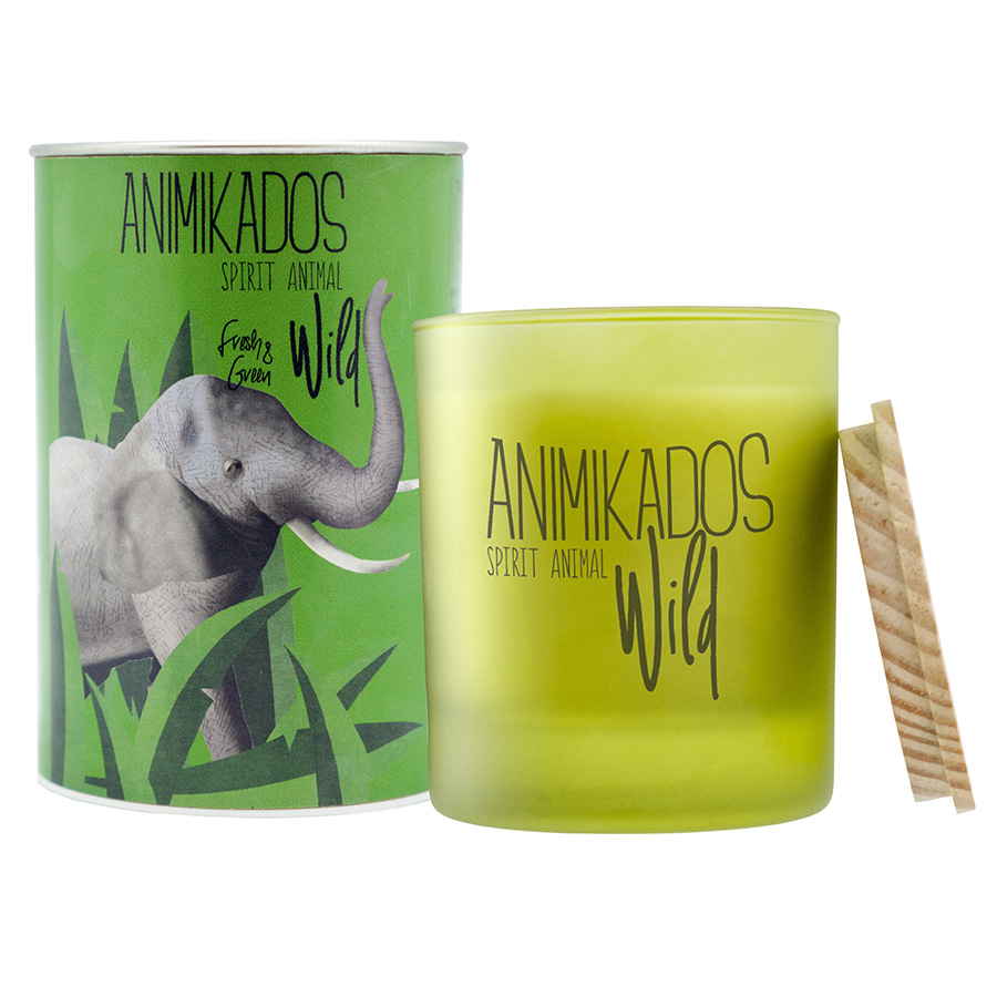 VV040FEAW Свеча ароматическая wild elephant, Свежий, 40 ч Ambientair 