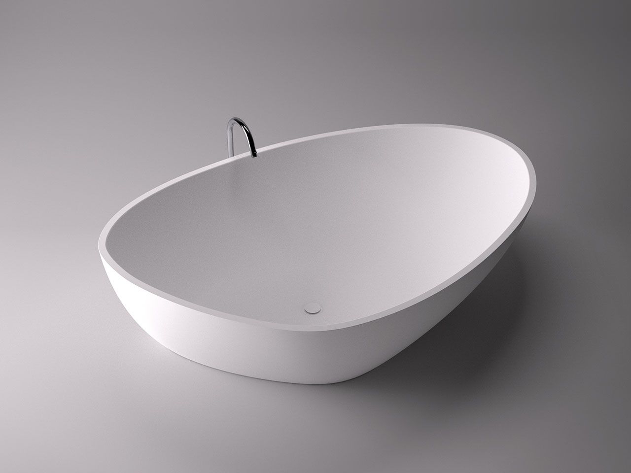 Ванна в центре комнаты в Cristalplant® Agape Drop ARCH-00146146 - Вид №1