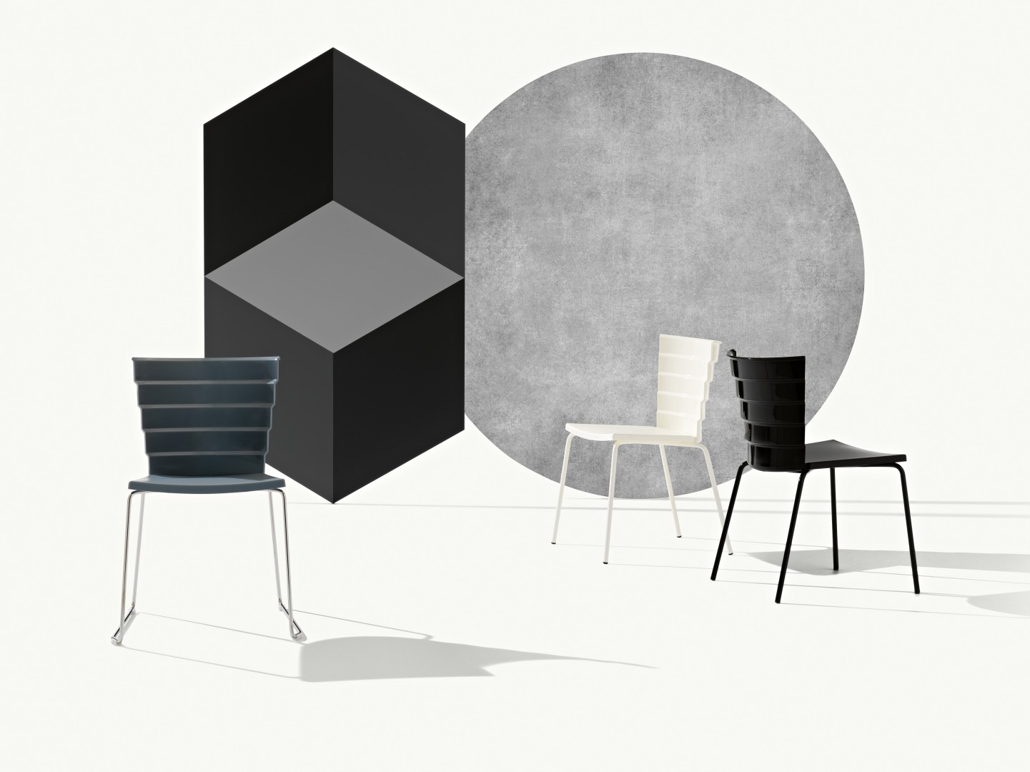 Bikini 530 Стул со стальным каркасом на 4 ножках и корпусом из полипропилена. Et al. Bikini - Вид №3