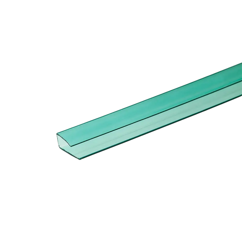 Профиль торцевой для поликарбоната Колибри 4 мм 2.1 м зеленый Santreyd STLM-2003799