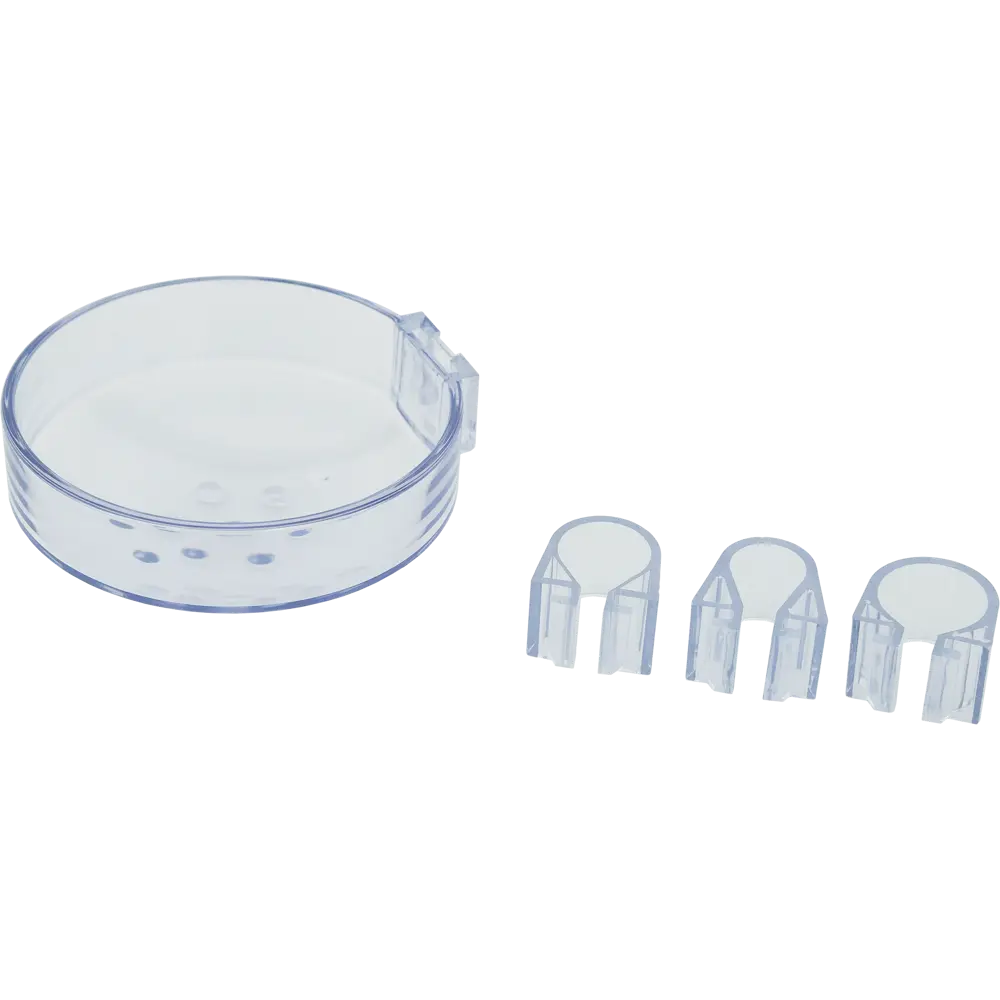 Мыльница для душевой штанги Orange DISH-T пластик цвет прозрачный STLM-2167824