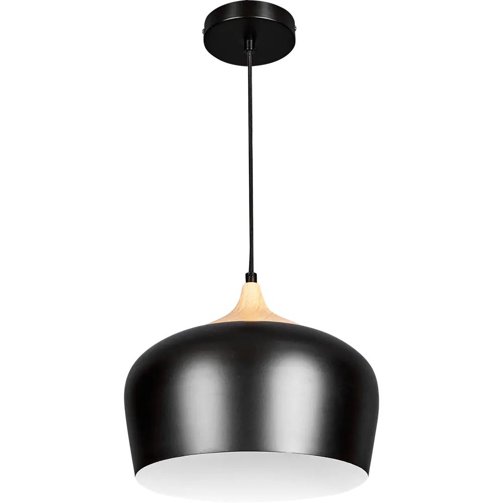 Светильник подвесной KREAFORTA Omolon цвет черный STLM-2147752 - Вид №2