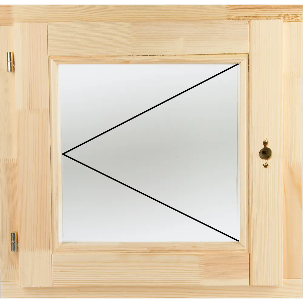 Santreyd Окно деревянное из сосны с однокамерным стеклопакетом 580×580 мм 15048390