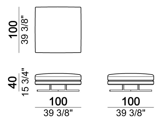 Тканевый диван с полуостровом Arketipo MOSS ARCH-00121787 - Вид №20
