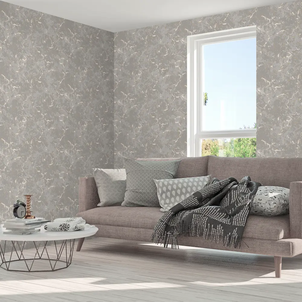 Обои флизелиновые Ateliero Fenix коричневые 1.06 м 989998 STLM-2153445 - Вид №3