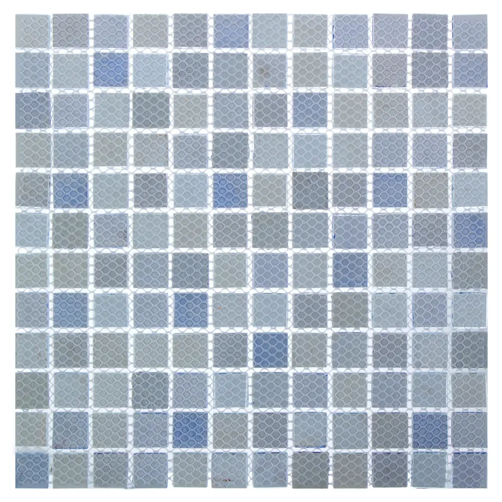 Мозаика Seed Decorative Materialco, LTD микс, 30х30 см , стекло, цвет голубой Santreyd STLM-2073201 - Вид №1